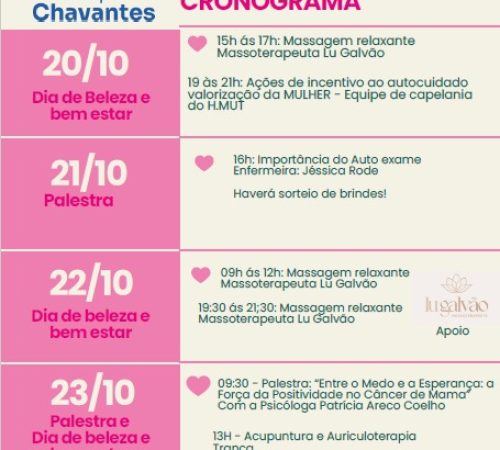 HMUT mobiliza colaboradoras em ações de conscientização pelo Outubro Rosa, tornando-as multiplicadoras de conhecimento aos pacientes