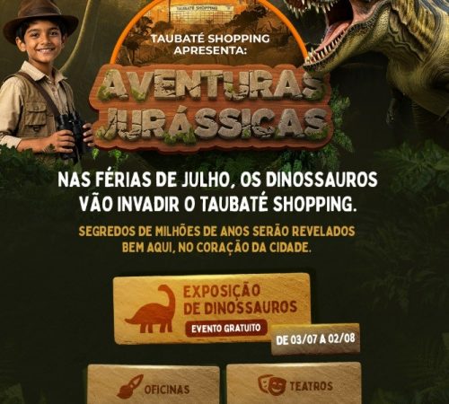 Taubaté Shopping prepara programação especial para as férias de julho com atrações para toda a família