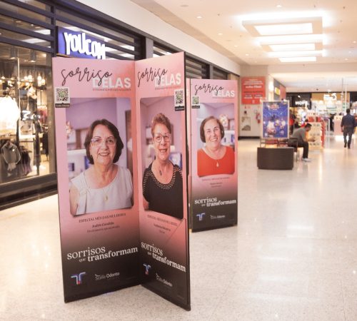 Exposição “Sorriso Delas” celebra autoestima feminina e histórias de superação no Taubaté Shopping