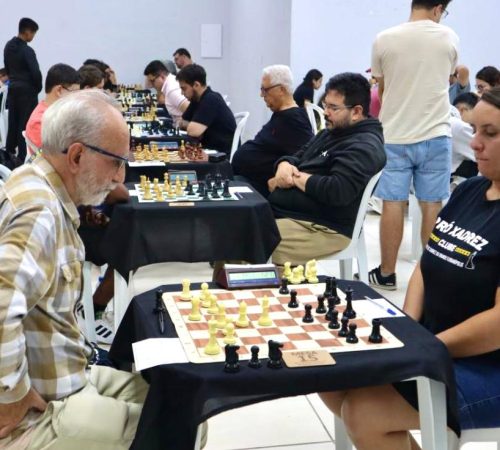 Shopping Pátio Pinda recebe a 17ª edição do Festival de Xadrez em homenagem a Manoel Eufrásio dos Santos