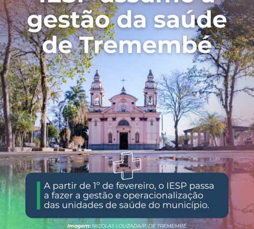 IESP assume gestão de Unidades de Saúde em Tremembé