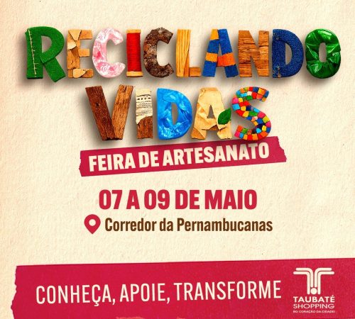 Reciclando Vidas: Taubaté Shopping recebe a 12ª edição do evento que reúne trabalhos artesanais de reeducandos do sistema prisional