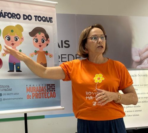 Taubaté Shopping promove oficina educativa sobre proteção da infância durante o Maio Laranja
