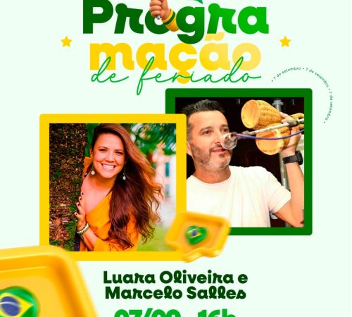 Taubaté Shopping celebra feriado de 7 de setembro com apresentação musical de brasilidades