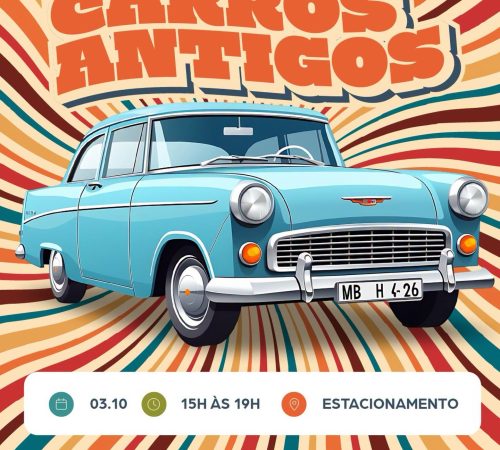Encontro de Carros antigos é atração no Shopping Pátio Pinda neste sábado (3)
