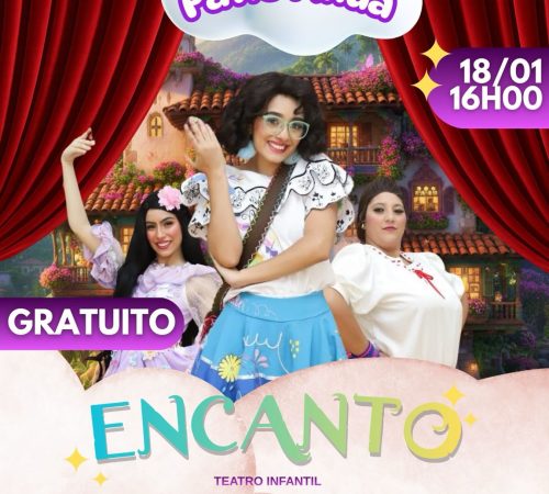 Teatro inspirado no filme “Encanto” é atração no Shopping Pátio Pinda neste domingo (18)