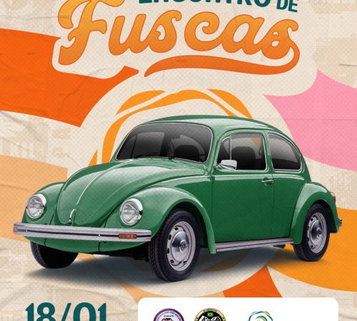 Encontro de carros antigos no Shopping Pátio Pinda celebra Dia Nacional do Fusca neste domingo (18)