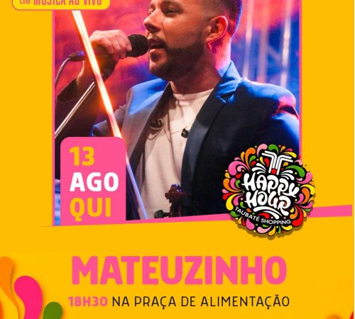 Happy Hour anima as quintas-feiras no Taubaté Shopping