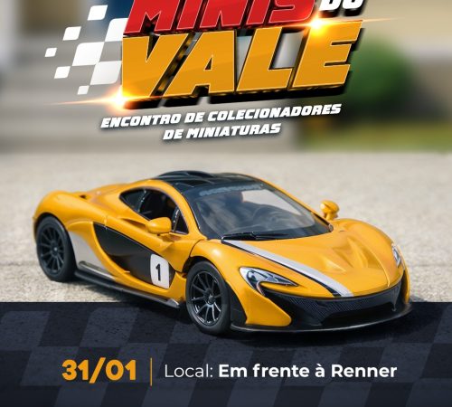 Encontro de carros em miniatura volta ao Taubaté Shopping neste sábado (31)