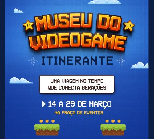 Museu do Videogame Itinerante retorna ao Taubaté Shopping com edição especial de 15 anos