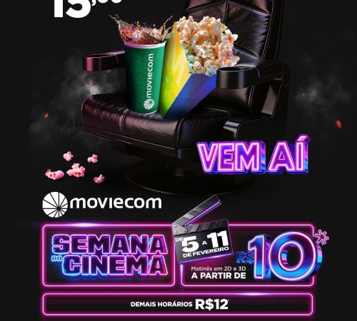 Moviecom do Taubaté Shopping integra campanha nacional com ingressos a R$ 10