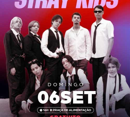 Cover do Stray Kids realiza apresentação gratuita no Shopping Pátio Pinda