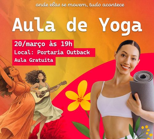 Taubaté Shopping promove encontro de gestantes, aula de yoga e experiência cultural com capoeira e samba a partir desta quarta-feira (18)